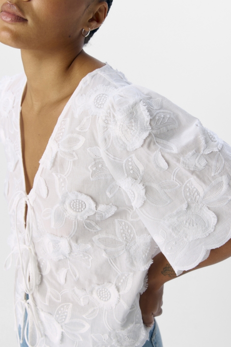 Object objmini re s/s v-neck top 139